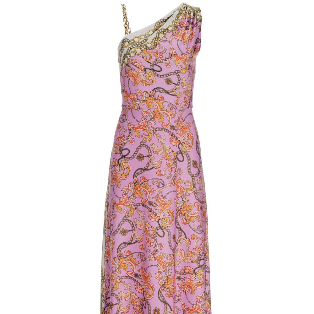 🌸New Listing🌸Boston Proper Status Chain One Shoulder Dress Size10 brand New - Picture 3 of 6